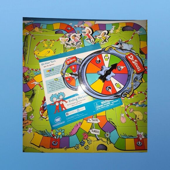 Dr. Seuss Surprise Slides Board Game Cat in the Hat Wonder Forge Complete - Picture 6 of 11